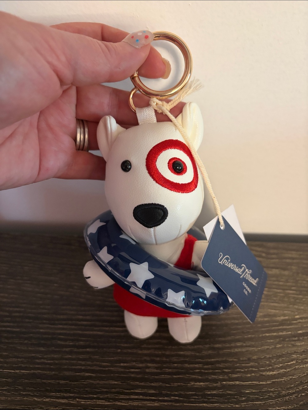 Target Beach Bullseye Dog Bag
Charm Keychain